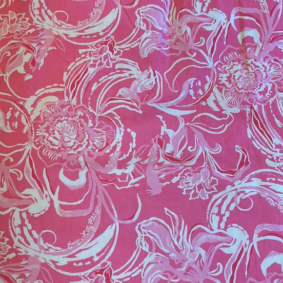 Lilly Pulitzer x Goop Paltrow Floral Blouse Pink and White Women’s Size XXS - Picture 8 of 10